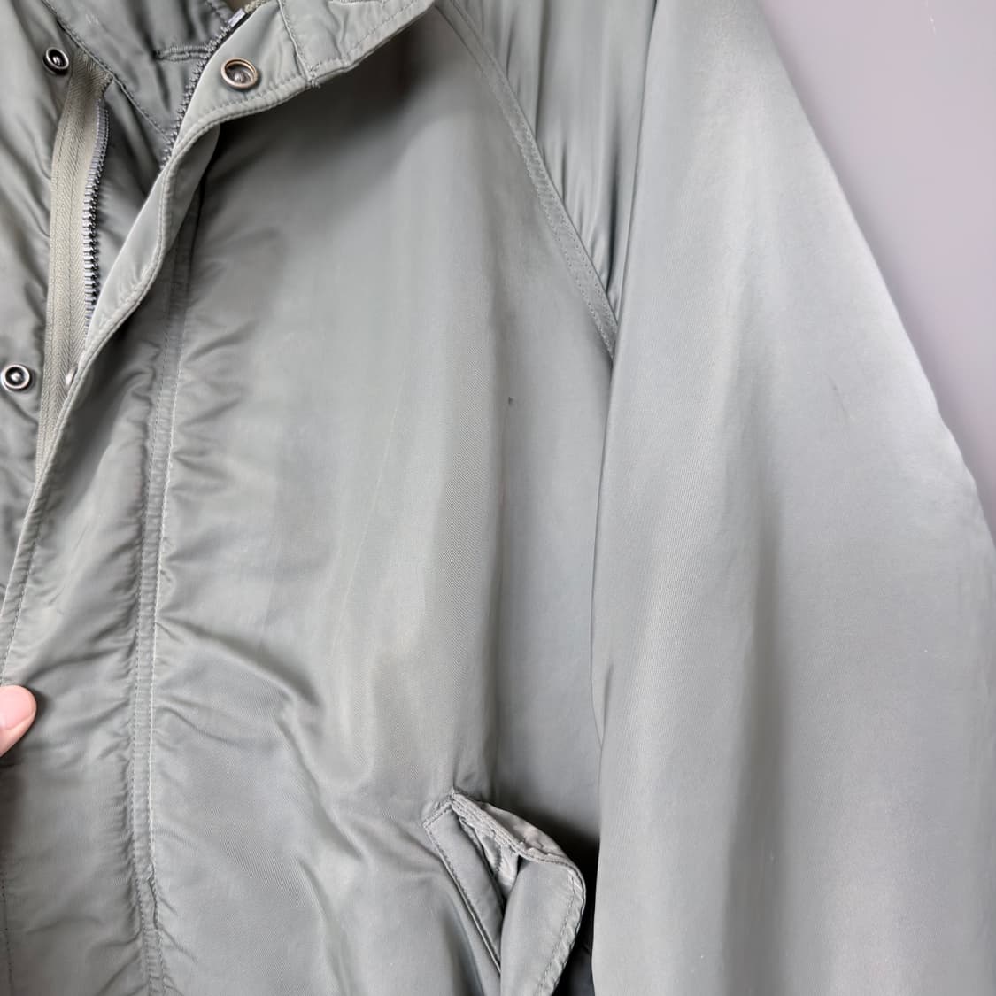 3) 19aw 비즈빔 나일론 피쉬테일 올리브 상품이미지4