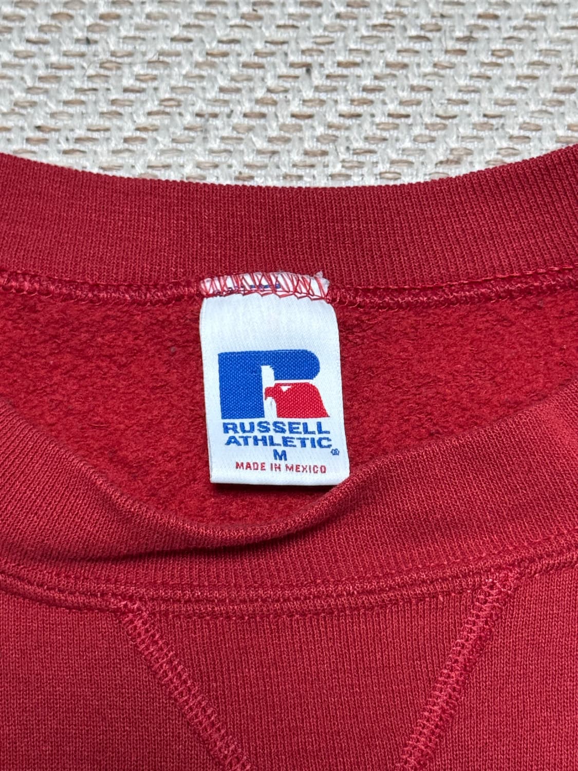 (M)00s Russell Athletic 러셀 애슬레틱 레드 맨투맨 상품이미지3