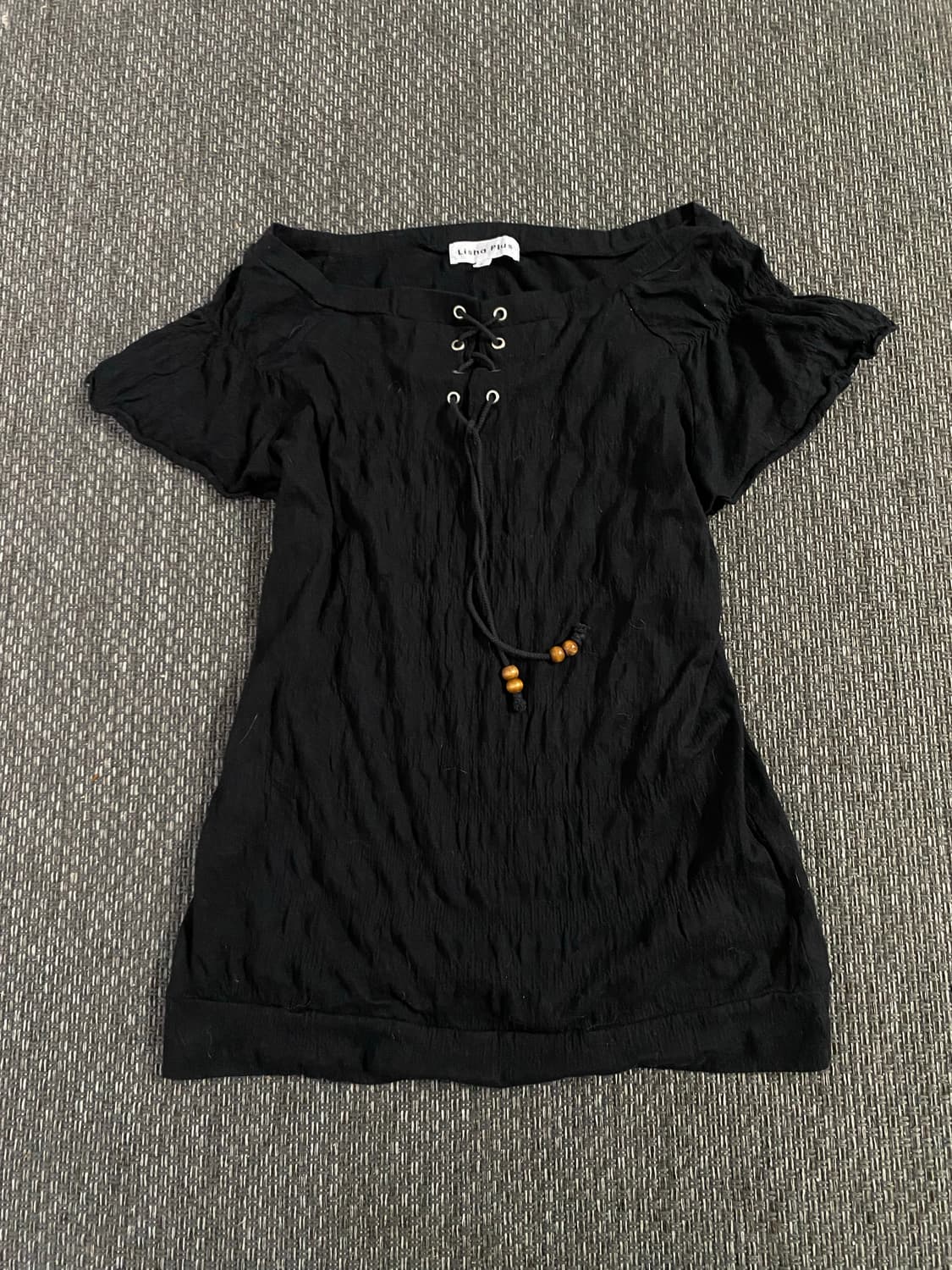 Mori Girl Lace Up Tee 모리걸  상품이미지5