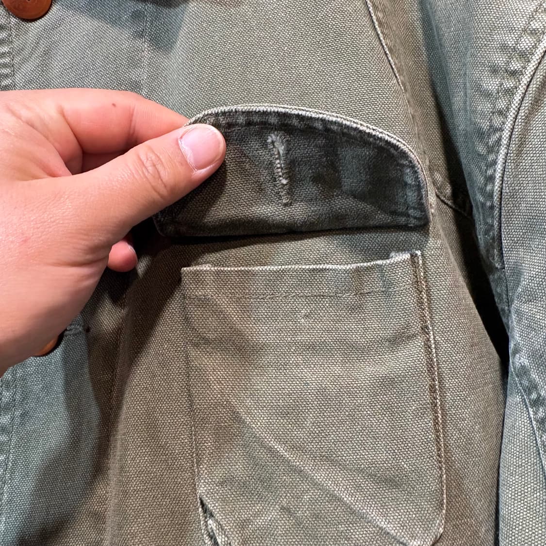 [L] POLO 폴로 랄프로렌 모스그린 빈티지 헌팅 자켓 상품이미지5