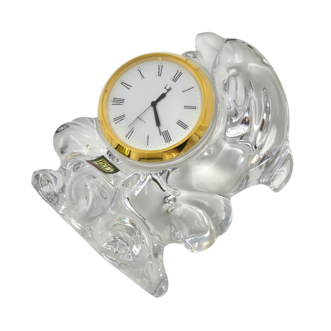 90s 호야 크리스탈 돌고래 탁상 시계 상품이미지5