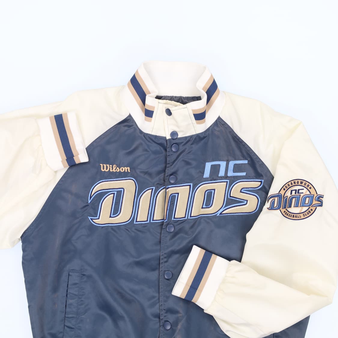 [M] 월슨 NC 다이노스 춘추용 바시티 점퍼 자켓 N6969 상품이미지4