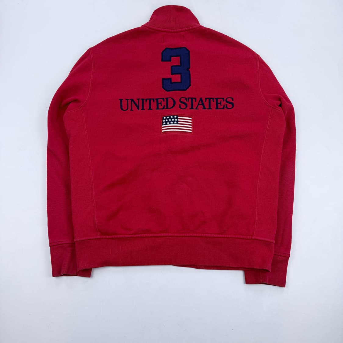 폴로 랄프로렌 빅포니 성조기 레드 집업 져지 상품이미지5