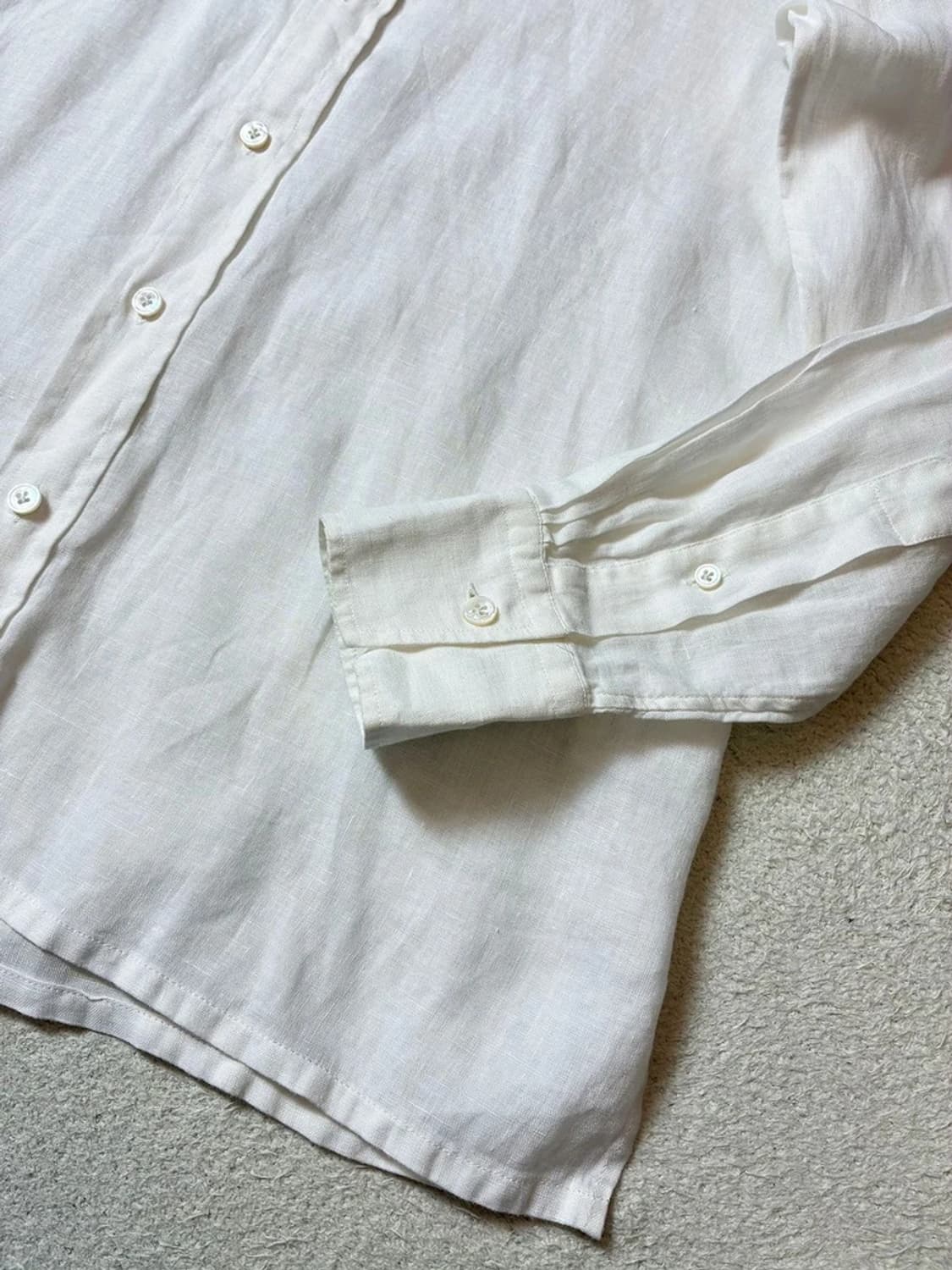 바구타 BAGUTTA 버튼다운 린넨 셔츠 PN7479 상품이미지4