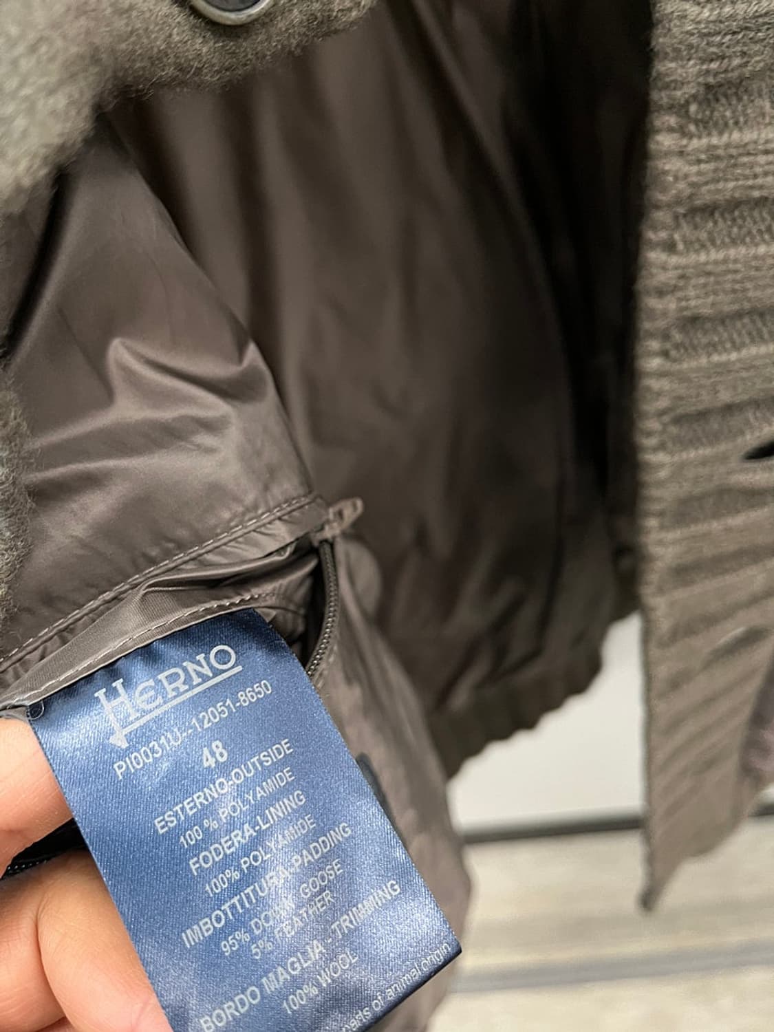 95-100) 에르노 다운 버튼 가디건  상품이미지9