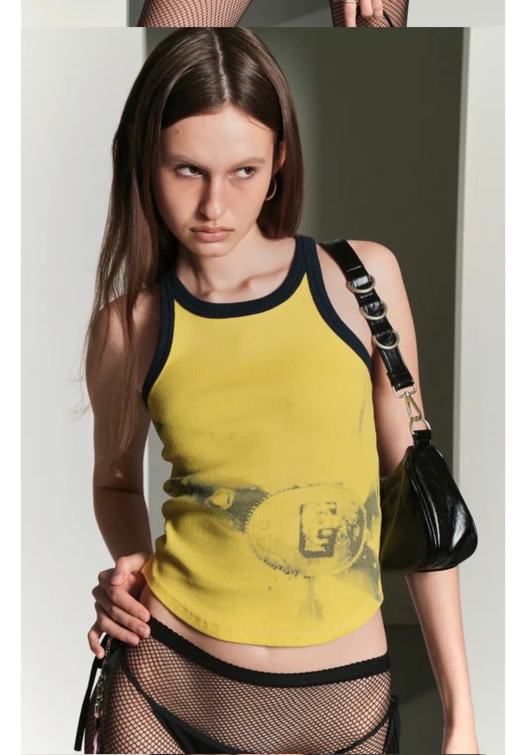 Grailz 그레일즈 탑 옐로우 BELT PRINTED TANK TOP  상품이미지6