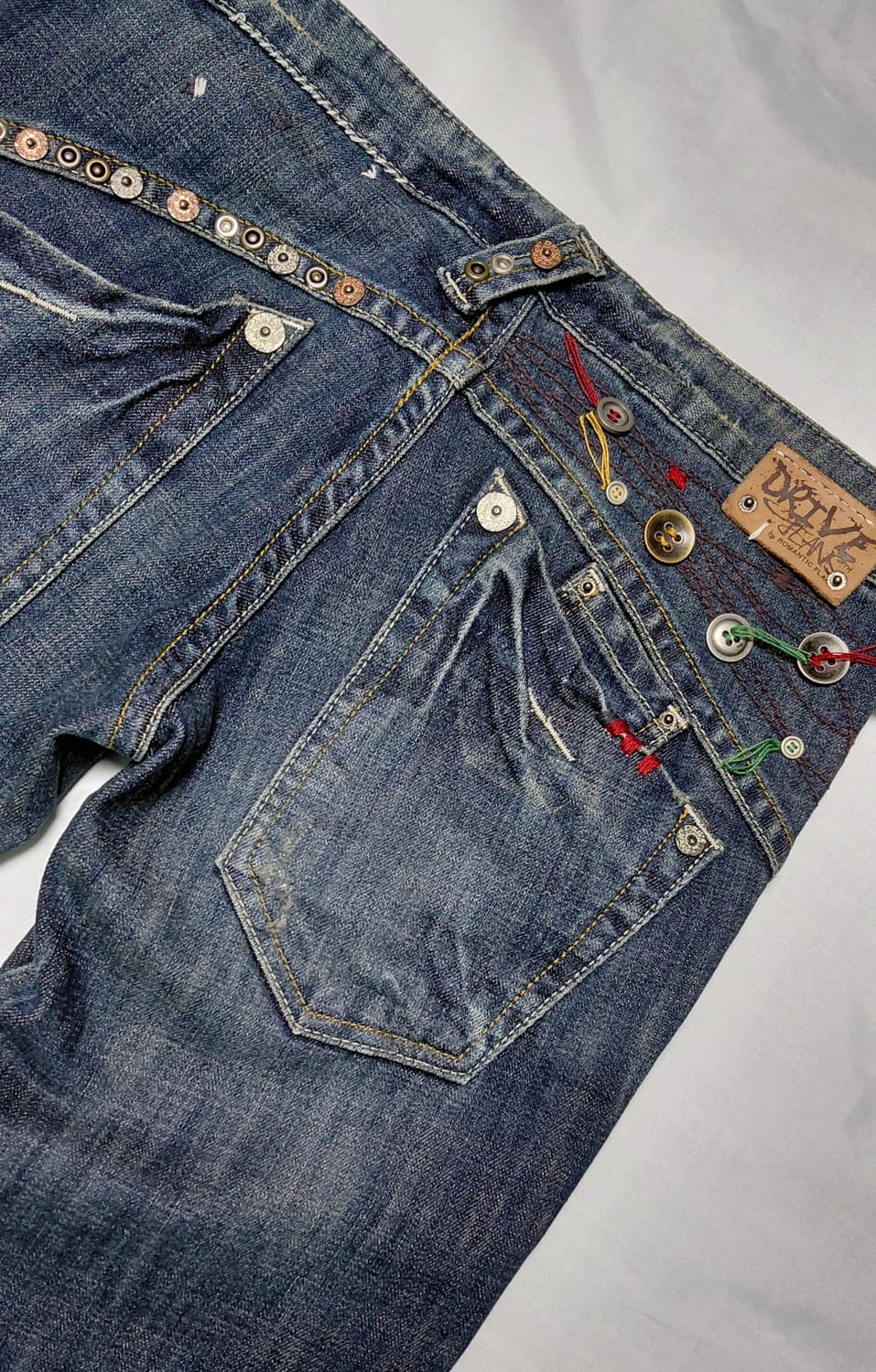 DRIVE JEANS 로우라이즈 데미지 청바지 26 (새상품) 상품이미지5