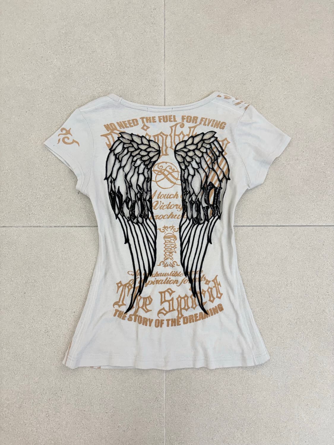 Glitz 시스루 날개 반팔 상품이미지1