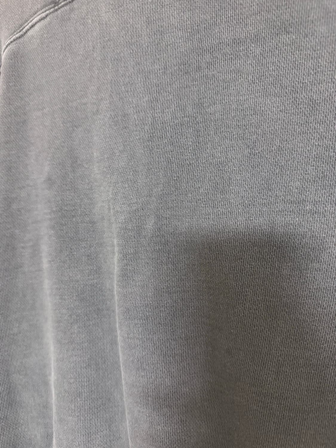 미스치프 사이드 버튼 업 크롭 후드 워시드 차콜 상품이미지4