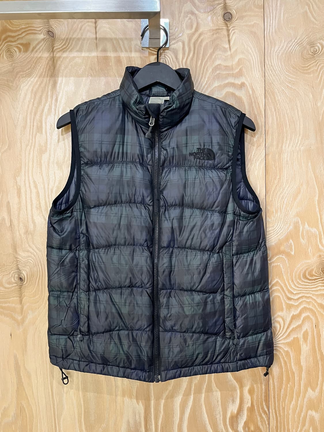 노스페이스 블랙워치 체크 다운 베스트 상품이미지1