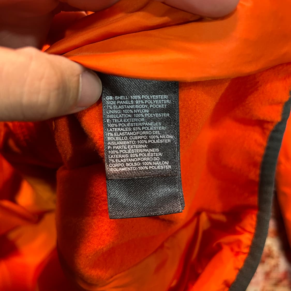 [2XL] 노스페이스 오렌지 경량 패딩자켓 상품이미지8