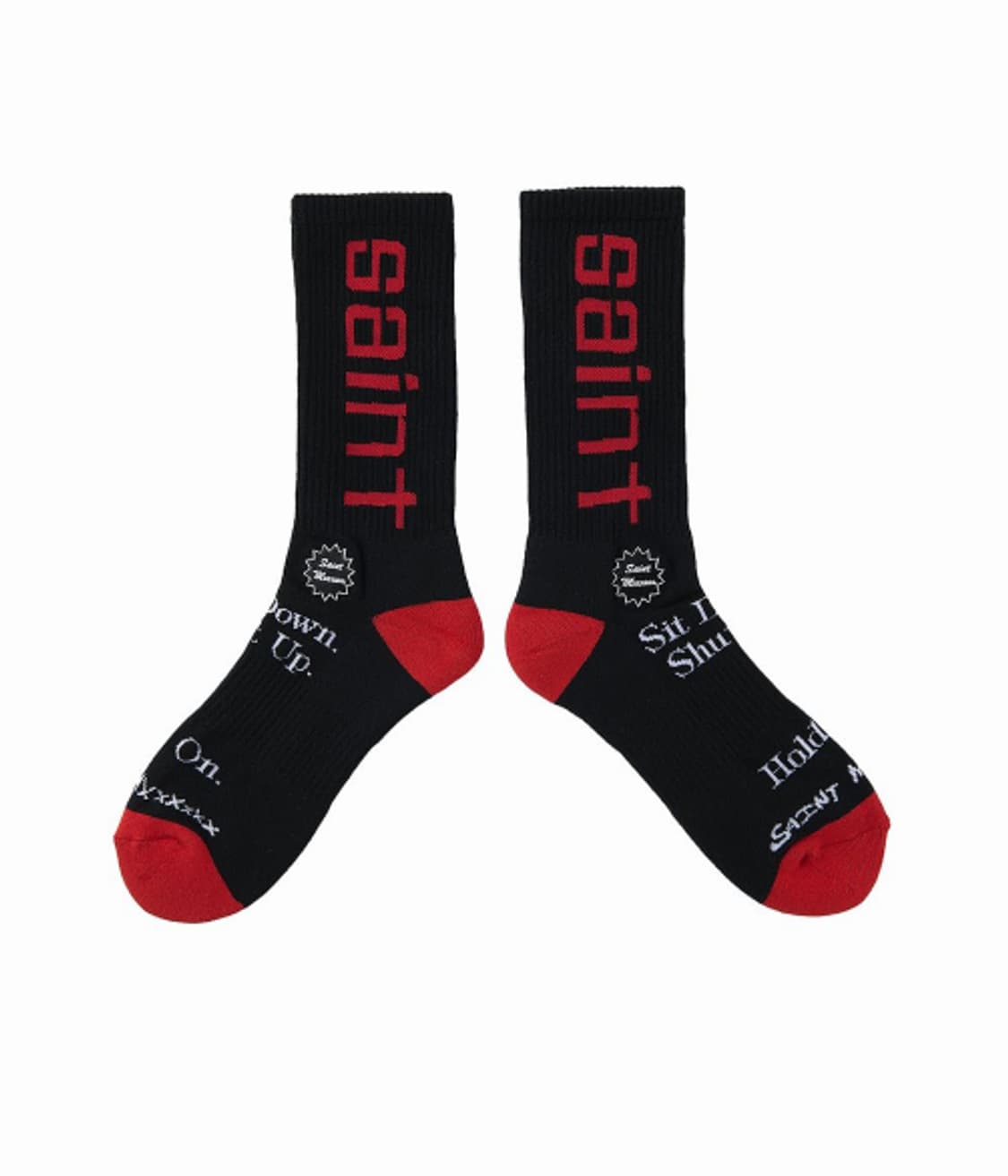 [새상품] 세인트미카엘 양말 싯 다운 삭스 블랙 상품이미지1