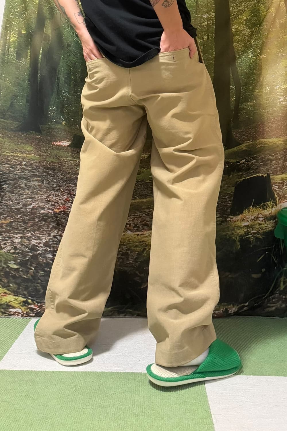 발렌시아가 빈티지 와이드 팬츠 상품이미지2