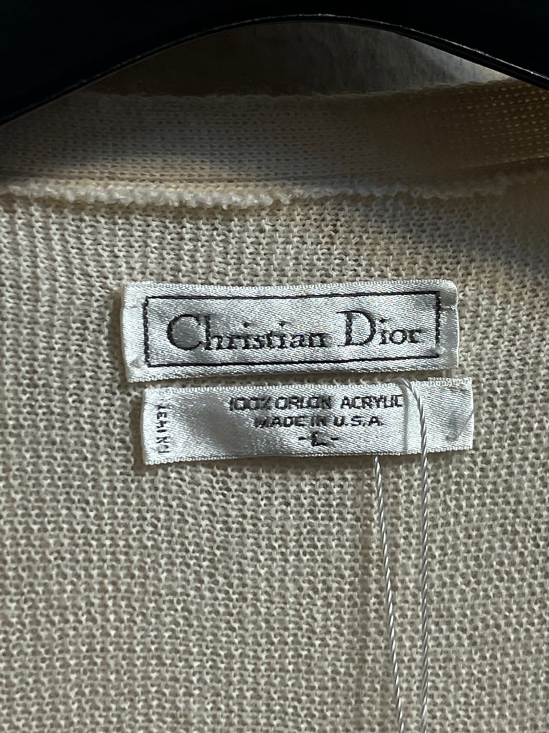크리스챤 디올 아이보리 가디건 상품이미지4