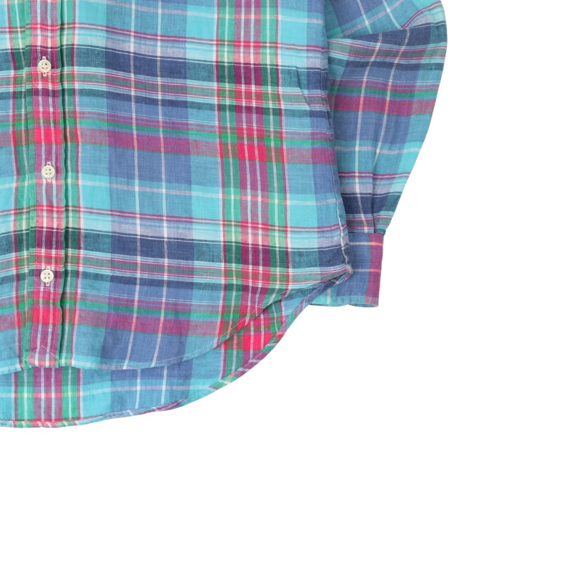 폴로 랄프로렌 린넨 마드라스 체크 셔츠 상품이미지4