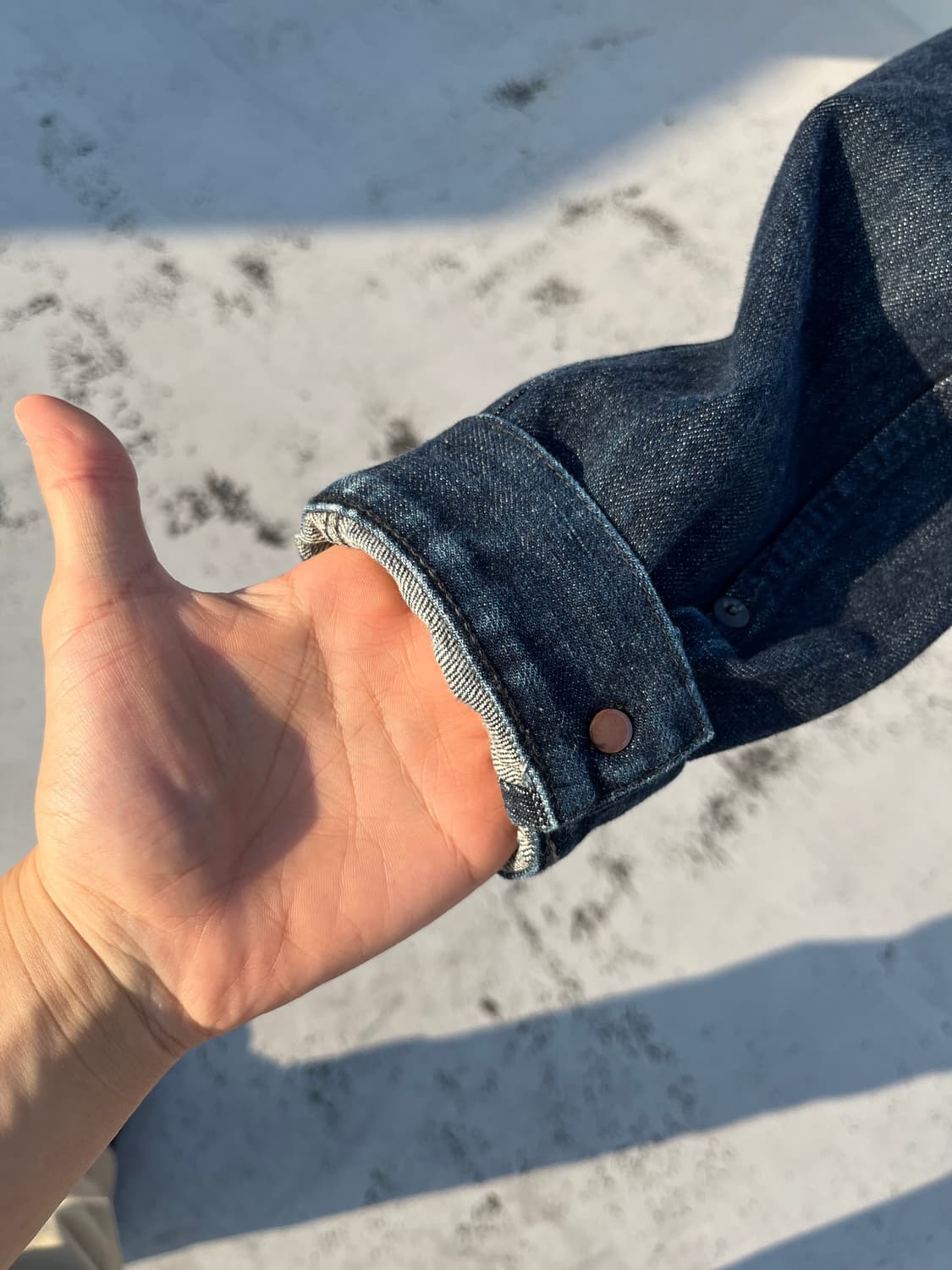 캐피탈 1세대 1st 데님자켓 흑사 상품이미지5