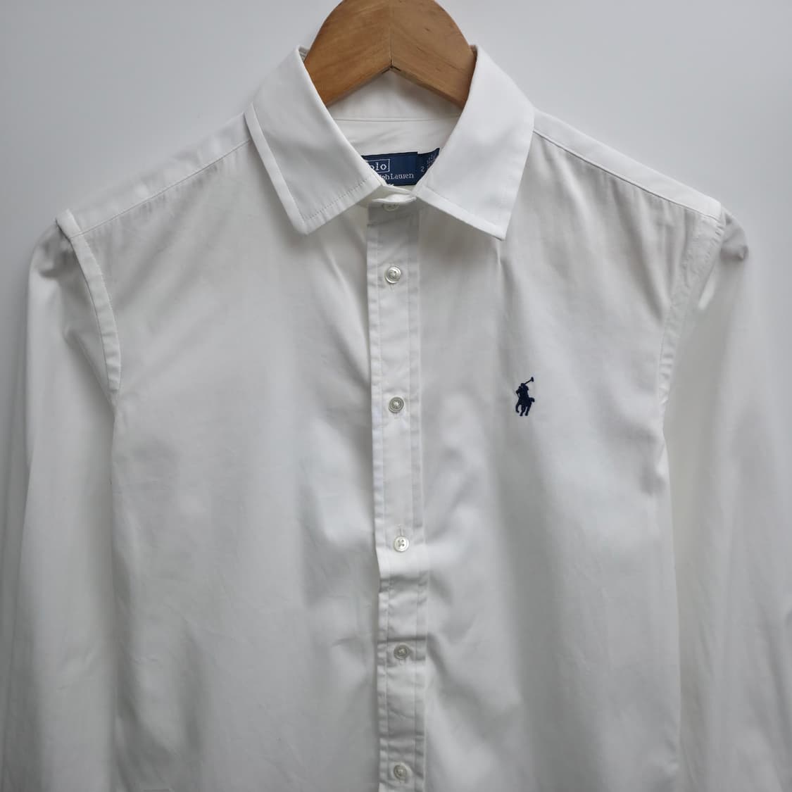 [S,2] 폴로 랄프로렌 화이트 셔츠 신형 큐알택 상품이미지2