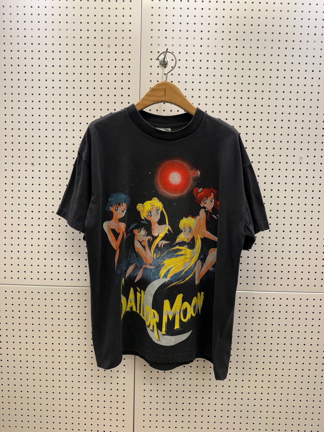 빈티지 달의 요정 세일러문 빅프린팅 반팔 티셔츠 U1644 상품이미지2