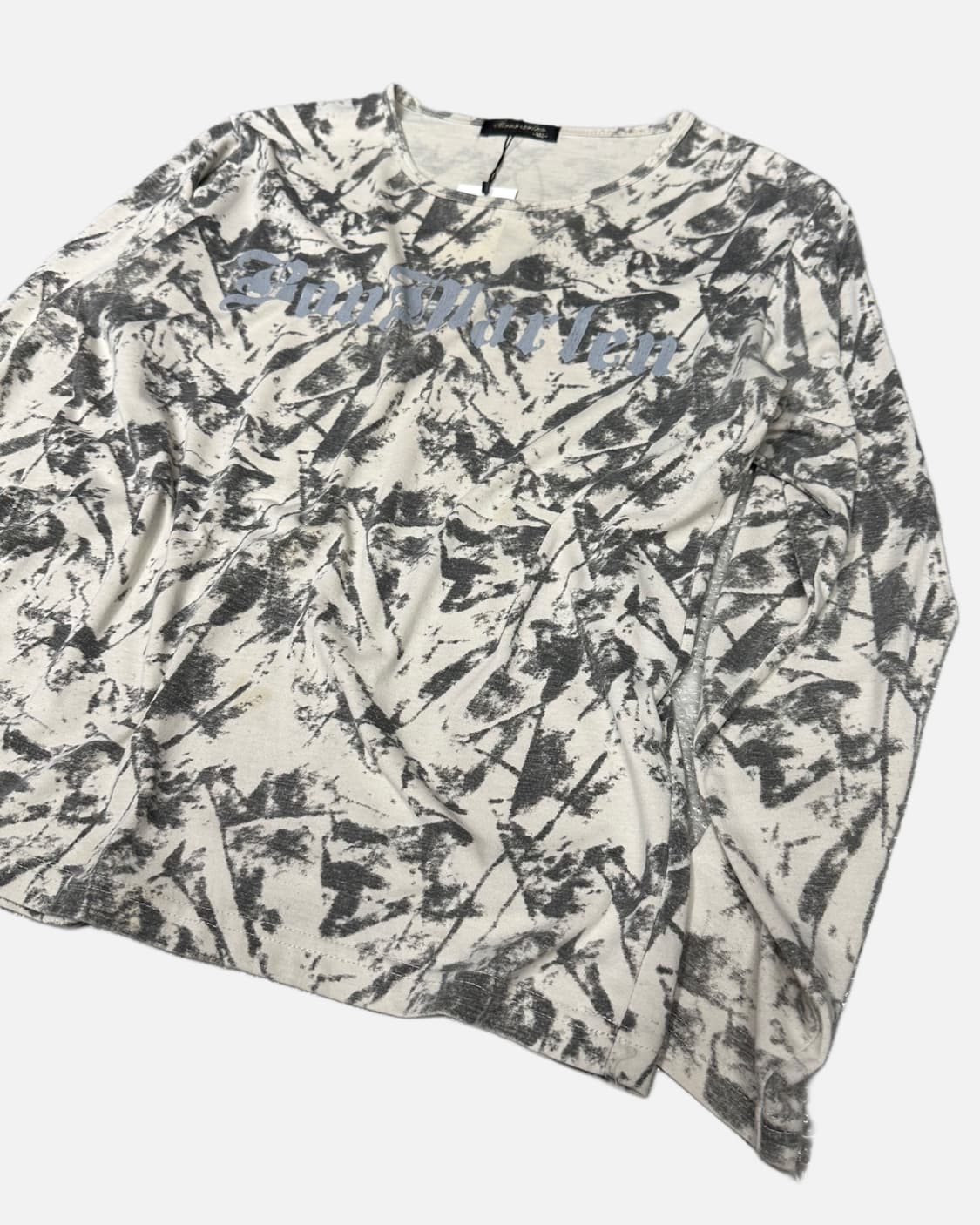 grunge pattern logo t-shirt 상품이미지3