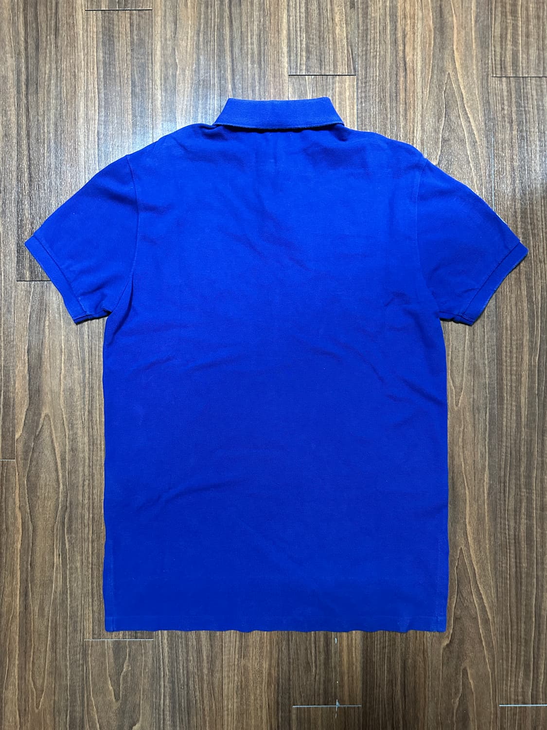 (M) 폴로 빅포니 치프키프 이탈리아 국기 반팔 카라티셔츠 블루 상품이미지2
