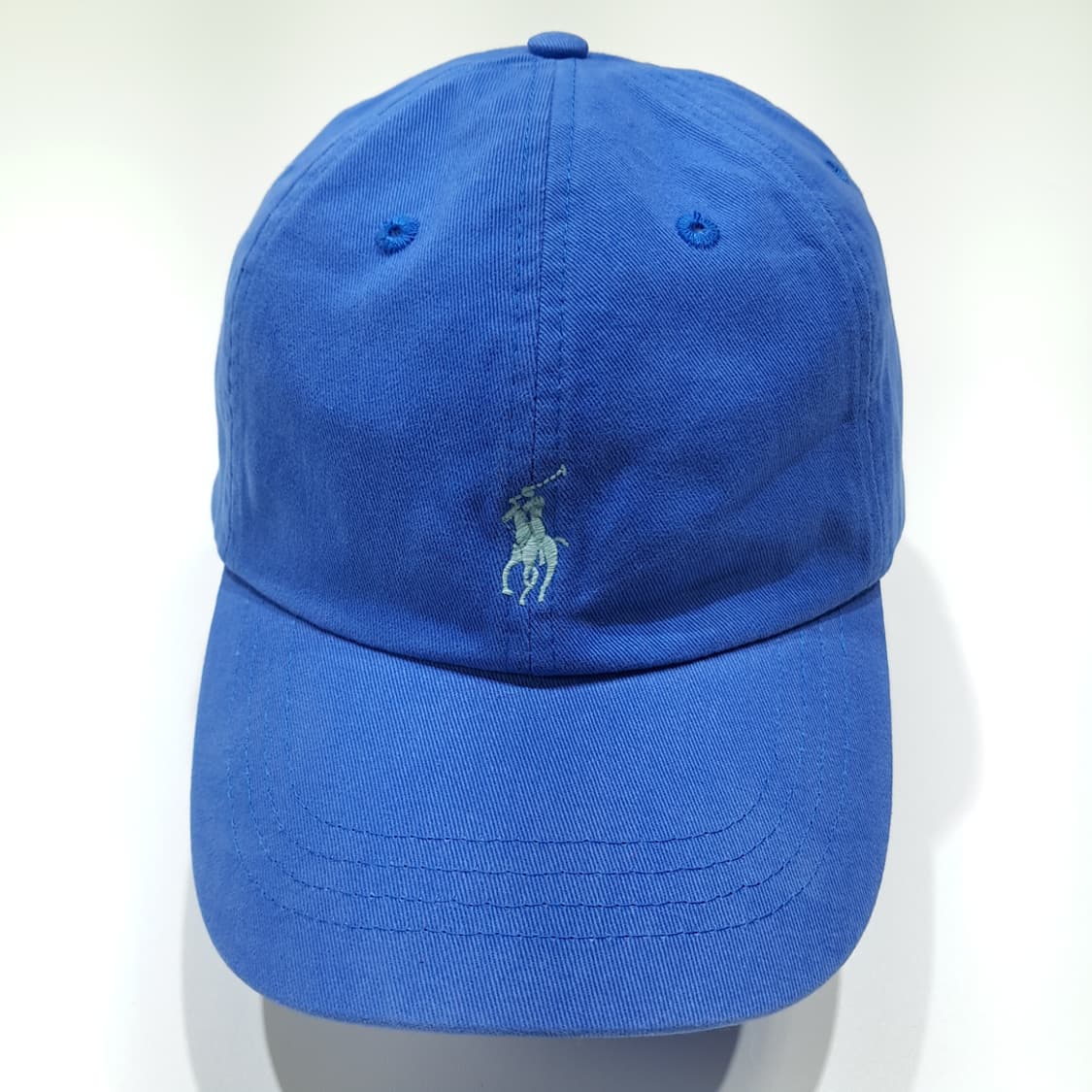 CL959 폴로 코튼 스카이블루포니 로얄블루 볼캡 모자 상품이미지3
