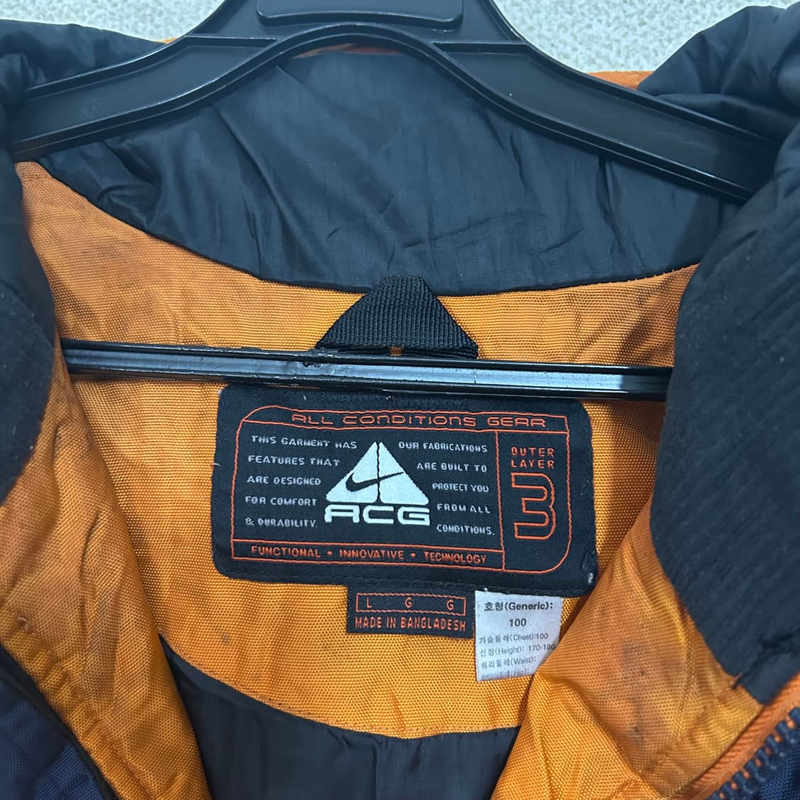 (L) 00s 나이키 ACG 스노우보드 아노락 점퍼  상품이미지10