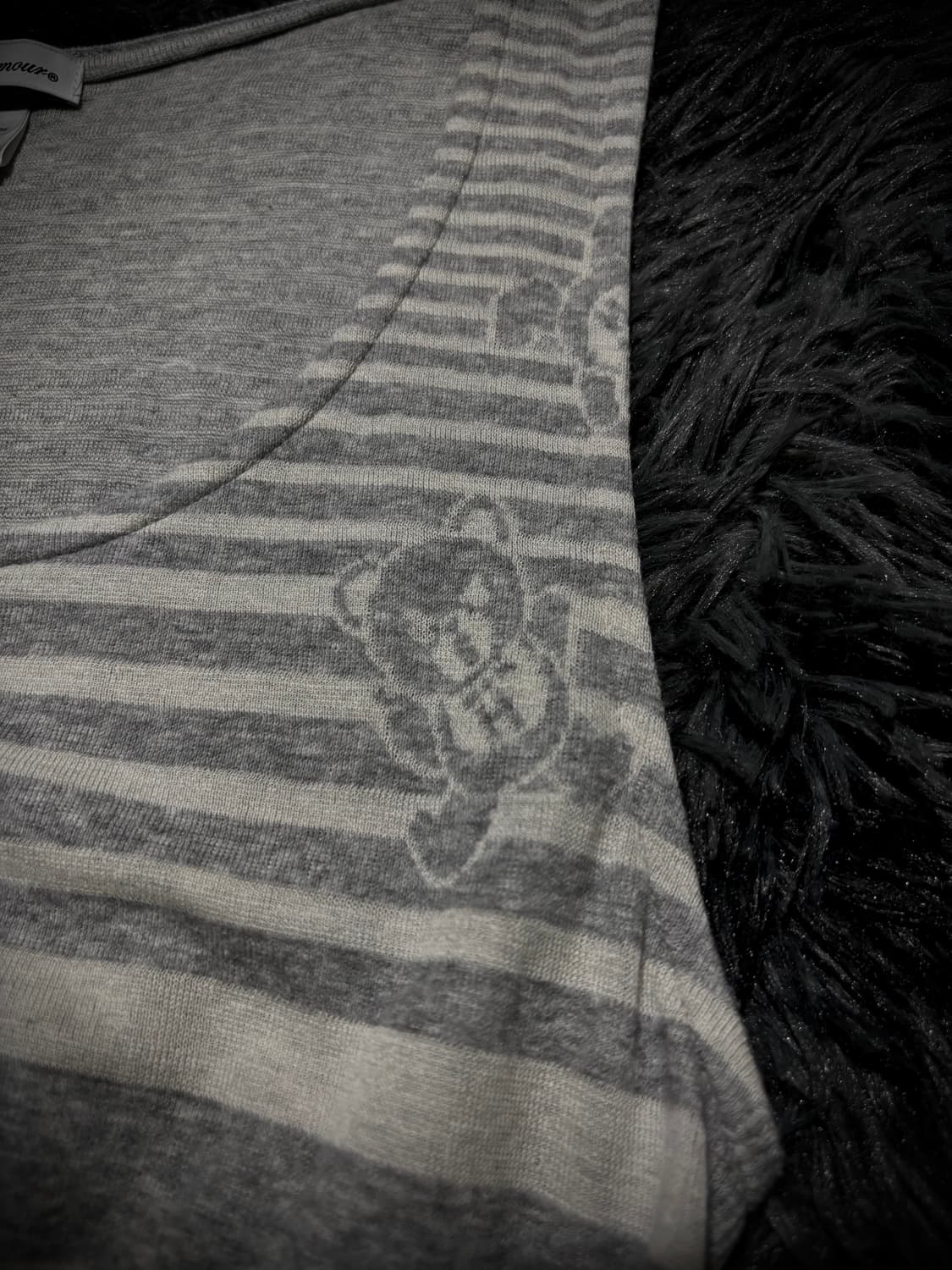 Hysteric Glamour 퍽베어 스트라이프 슬리브리스 상품이미지4
