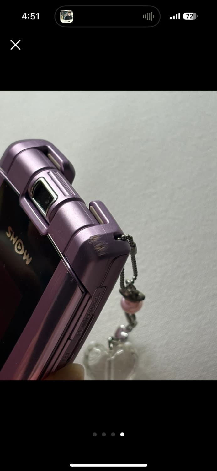 삼성 애니콜 폴더폰 핑크 상품이미지4