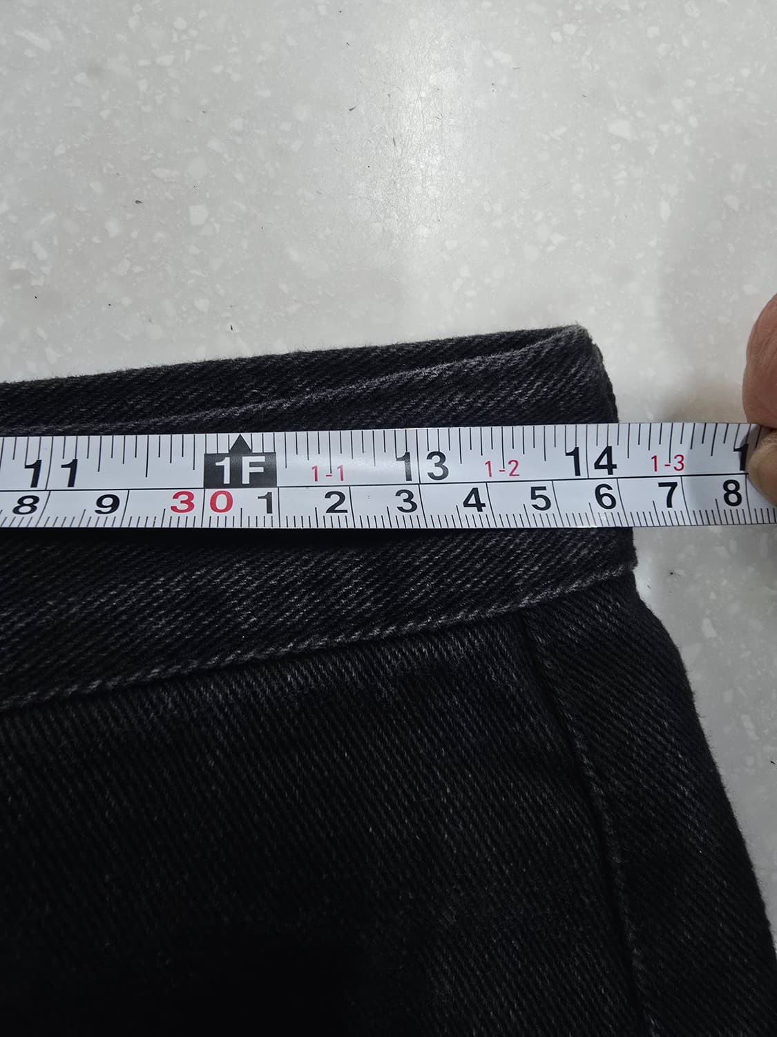 모이아 블랙 부츠컷 데님 청바지27 상품이미지7