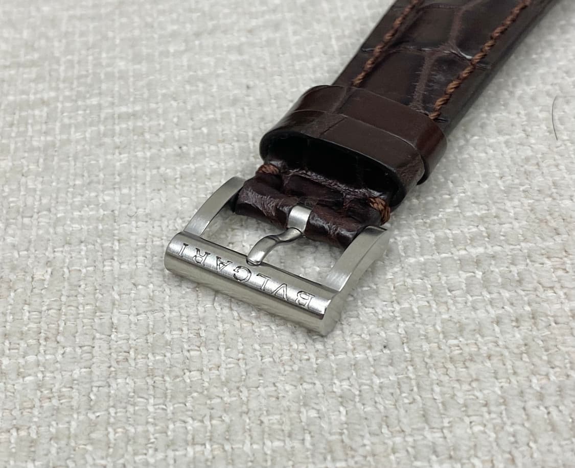 불가리 디아고노 CH35S 35mm 화이트 크로노 쿼츠 미듐 중형 상품이미지9