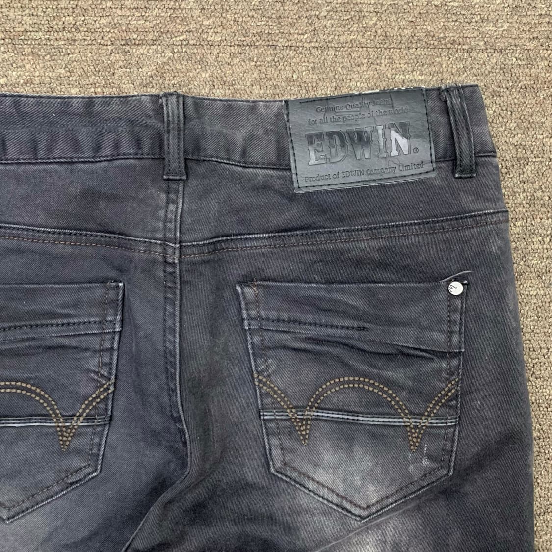 [31] 헨어스 에드윈 더티워싱 슬림핏 데님팬츠 상품이미지1