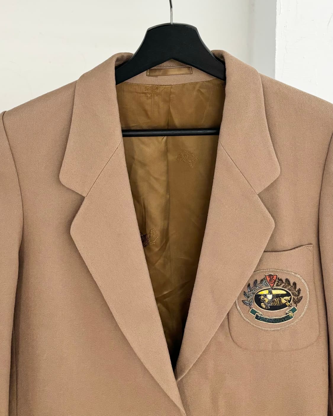 버버리 카멜 싱클 울 자켓 상품이미지2