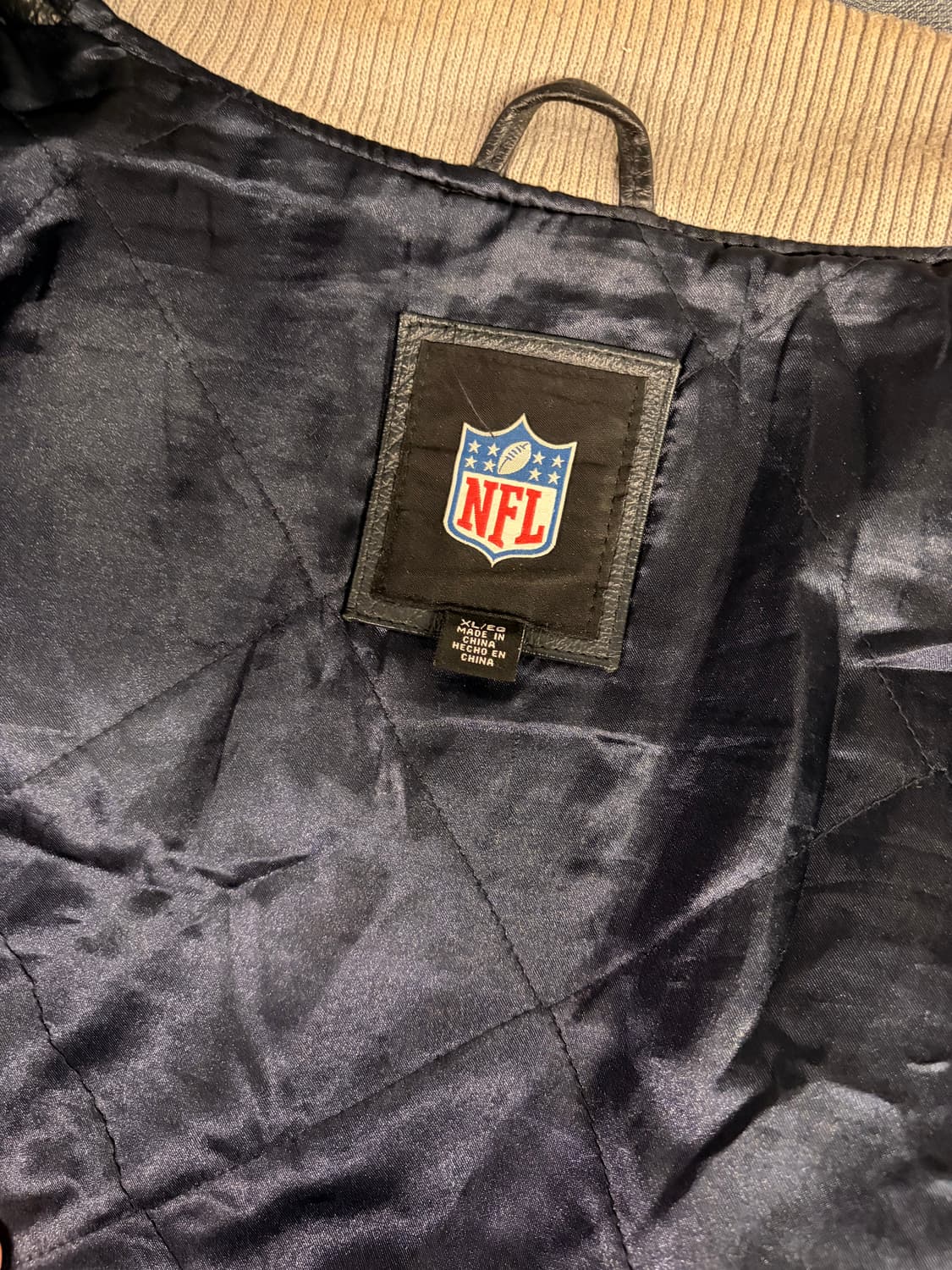 (정품/XL) 뉴잉글랜드패트리어츠 슈퍼볼 레더 바시티 자켓 a1 상품이미지4