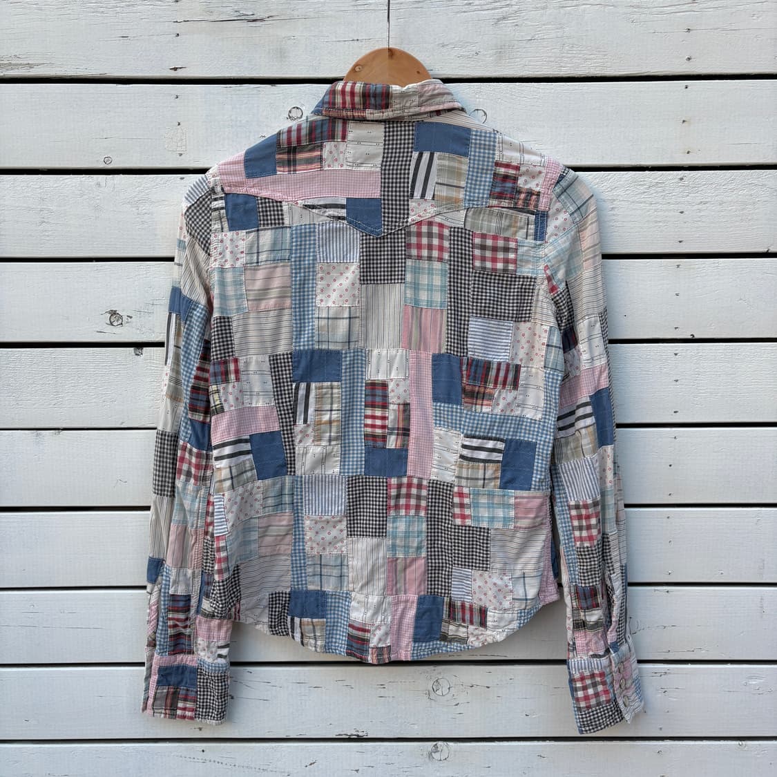 Polo 폴로 진스 패치워크 셔츠 상품이미지2