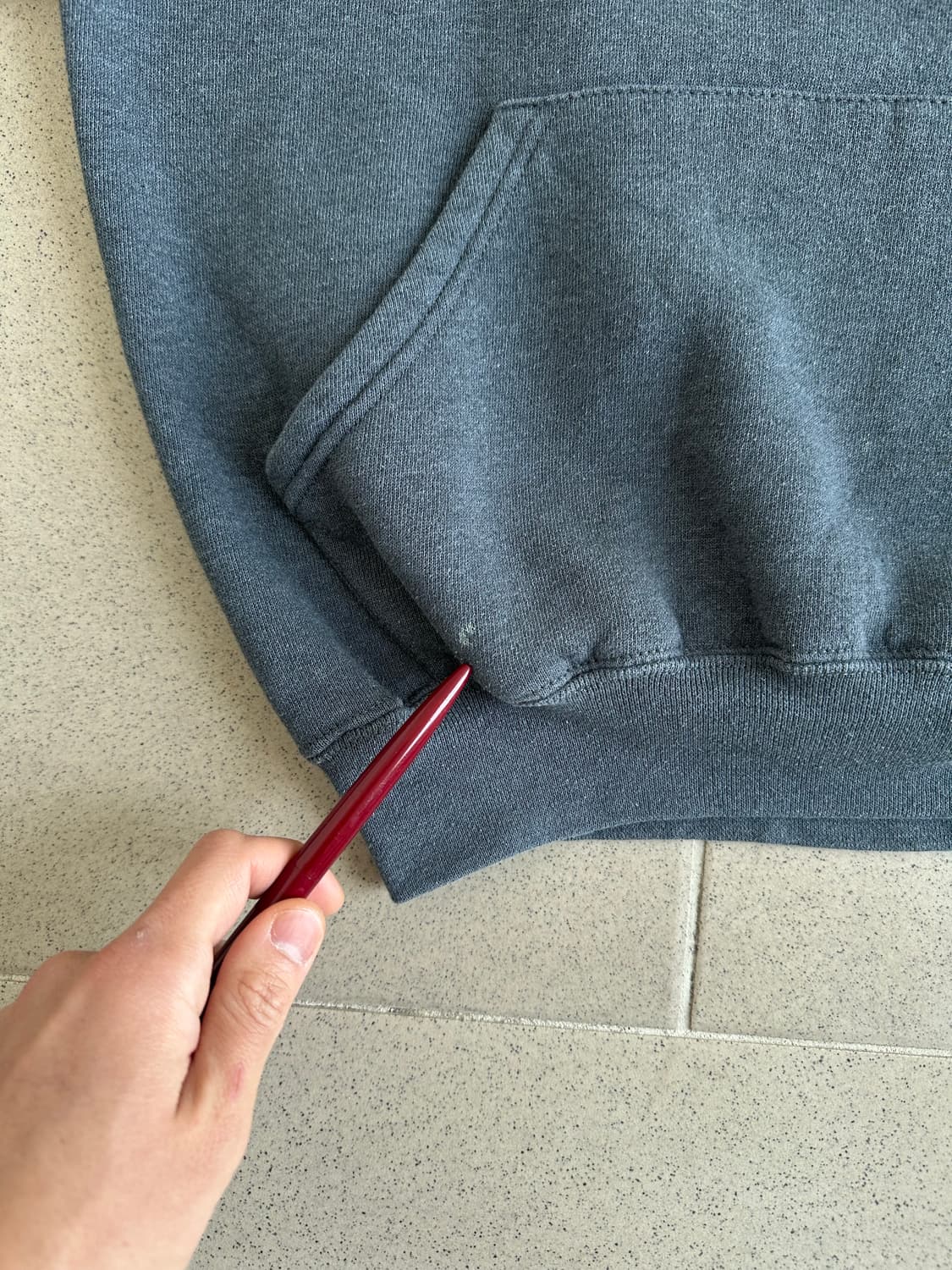 00s 빈티지 러셀 후드 다크그레이 M 상품이미지8