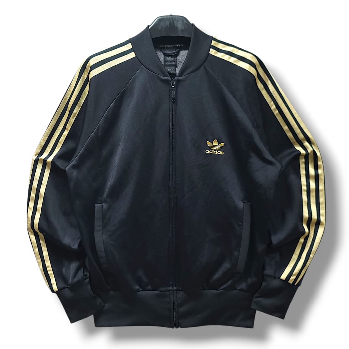 [105] 아디다스 블랙&골드라인 슈퍼스타 자켓 트랙탑 져지 상품이미지1