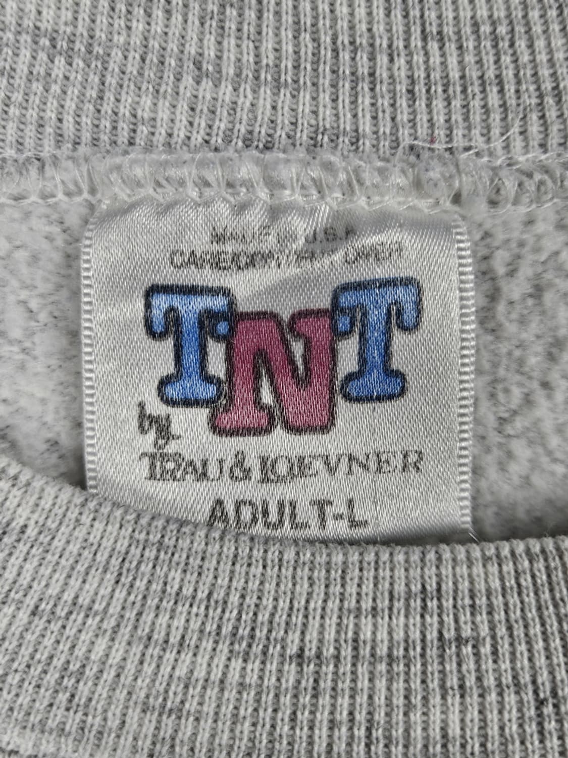 90's USA 인디아나후지어스 TNT 크루넥 맨투맨 (L)/ 10128 상품이미지9