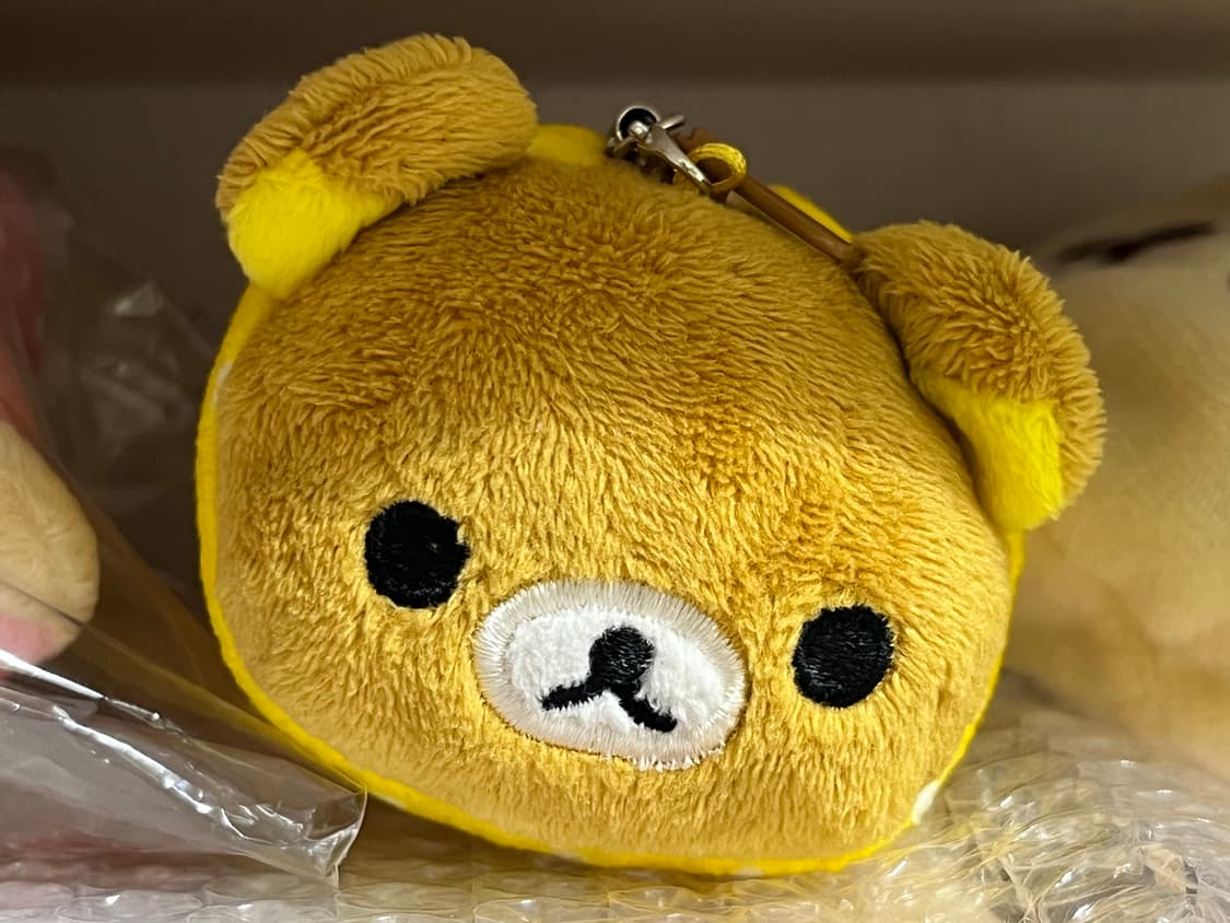 고전) 리락쿠마 동전 지갑 키링 상품이미지1