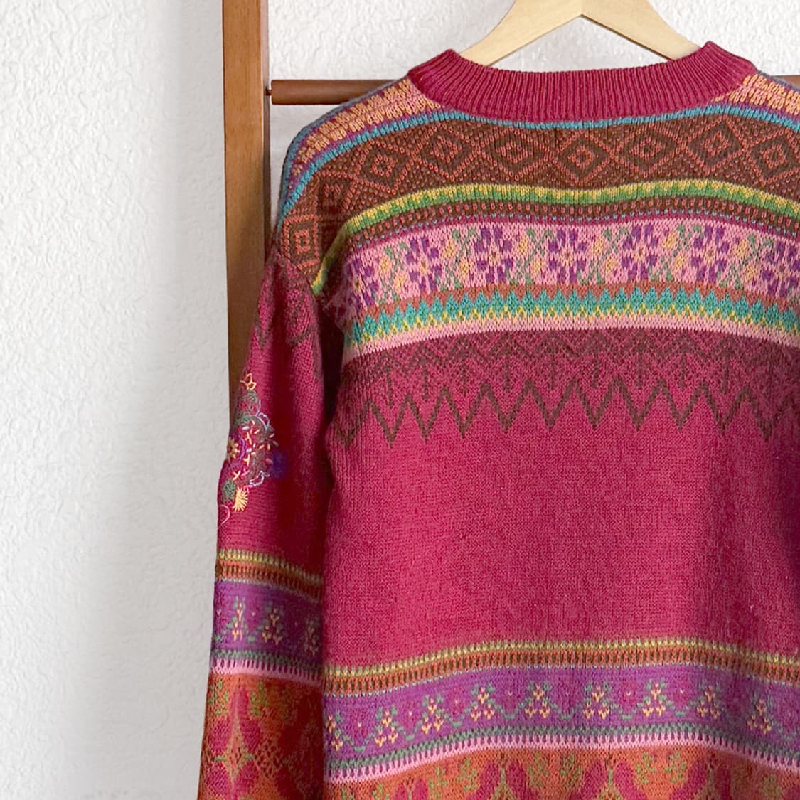 손자수 꽃 니트 상품이미지7