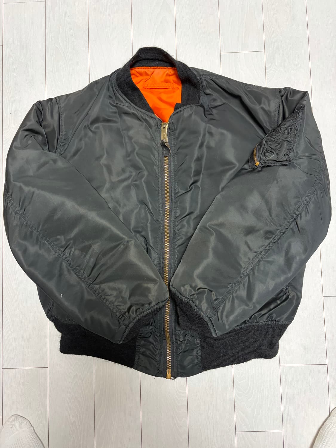 90s 알파인더스트리 ma - 1 L 사이즈 상품이미지1