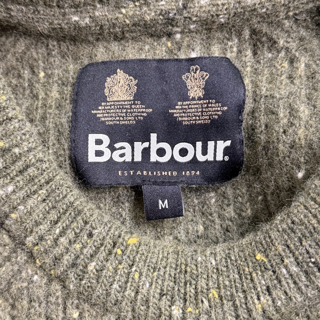 [M] 바버 울 Raisthorpe 니트 스웨터 상품이미지5