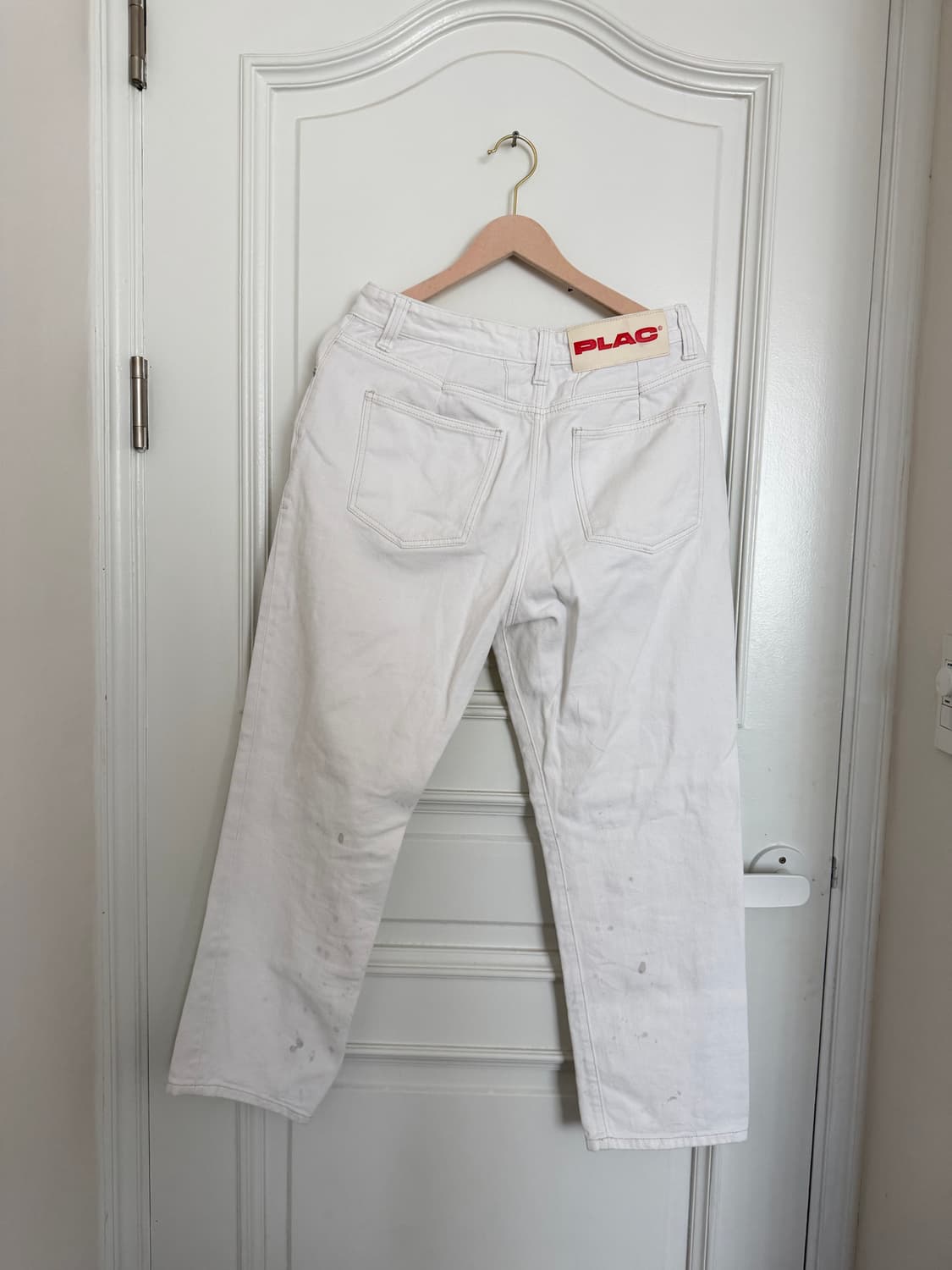 PLAC 화이트 스트레이트 데님 상품이미지4