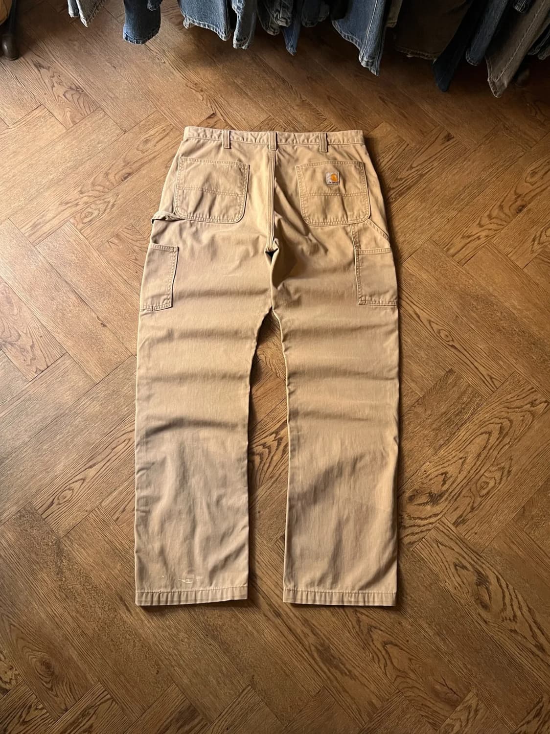 [36]칼하트 USA 베이지 싱글니 카펜터 워크 팬츠 상품이미지1