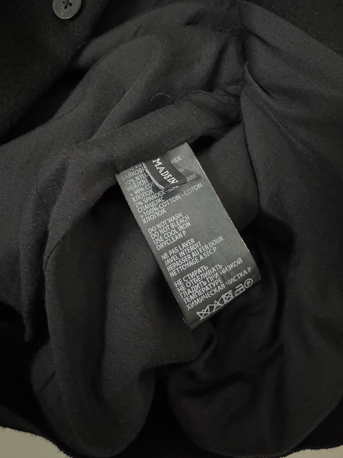 하이더아커만 믹스드 봄버 밸뱃 자켓 48 상품이미지7