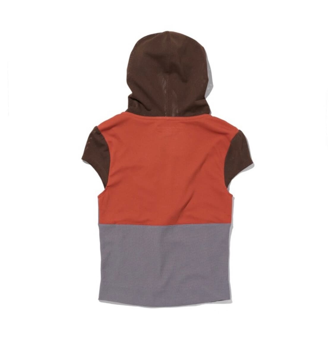 미스치프 HOODED TRACK HALF ZIP-UP (BROWN/ORA 상품이미지2