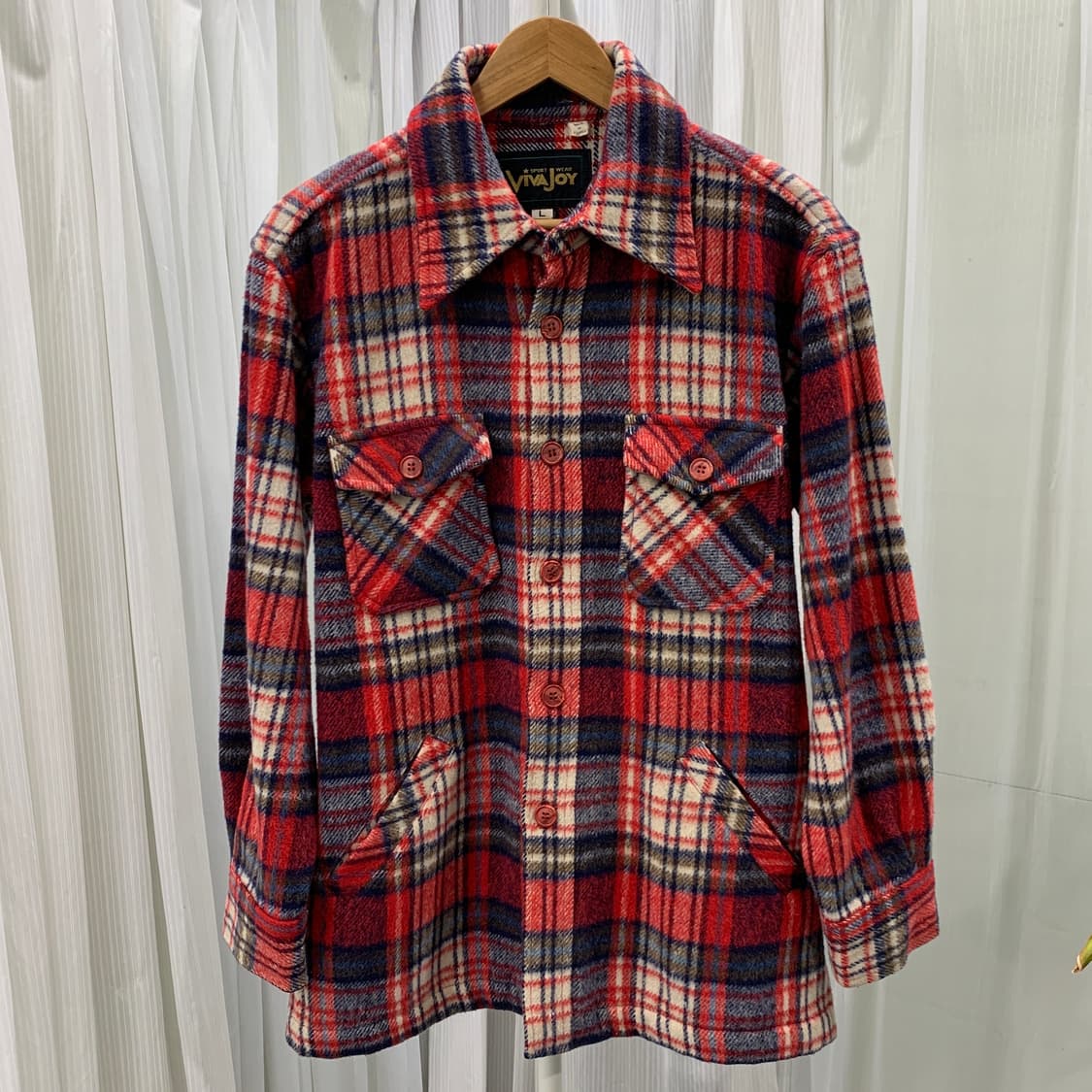VIVA JOY 펜들턴 체크 아웃포켓 셔츠 자켓  1684 상품이미지1
