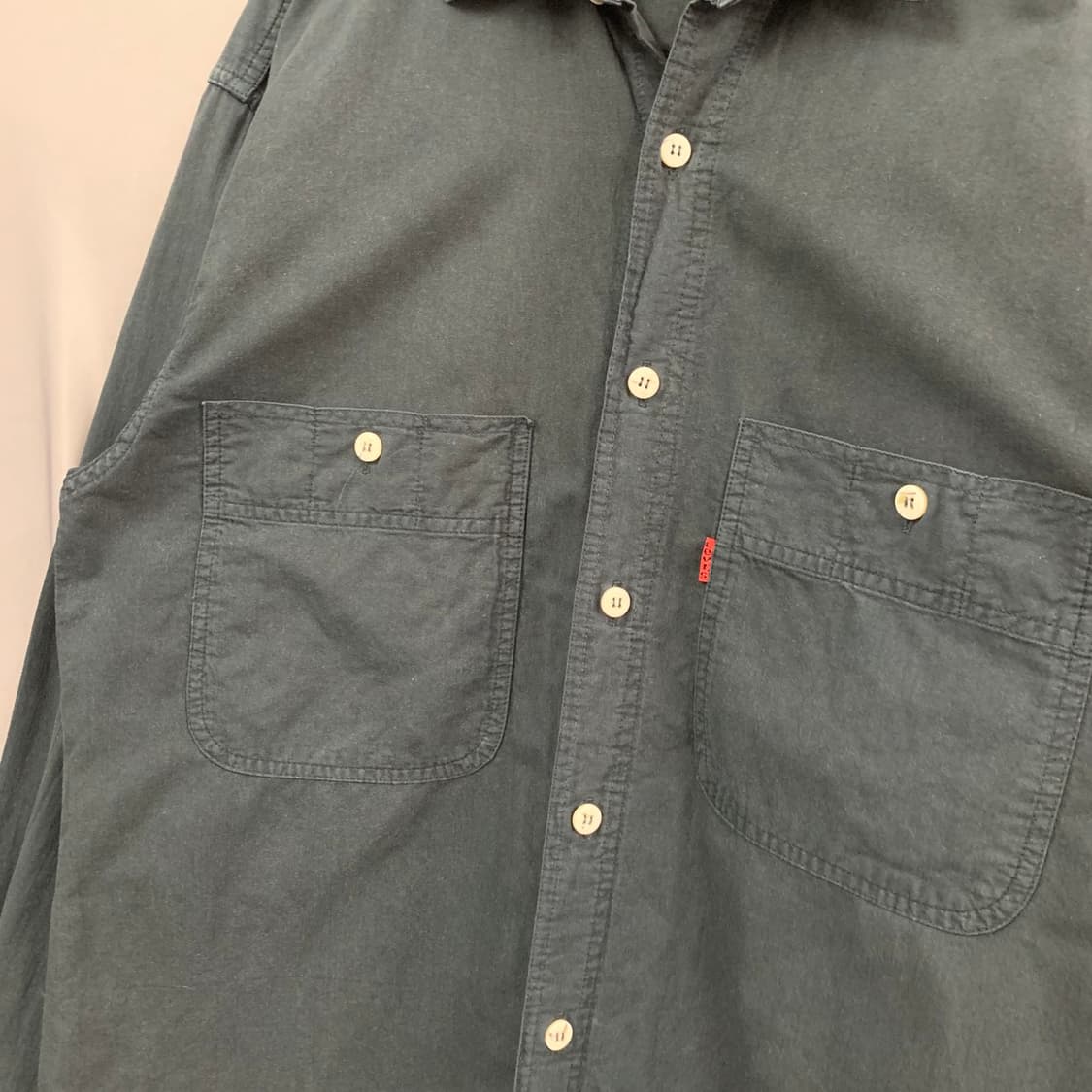 M 리바이스 90s 빈티지 KOREA 더블 포켓 워크 셔츠 상품이미지3