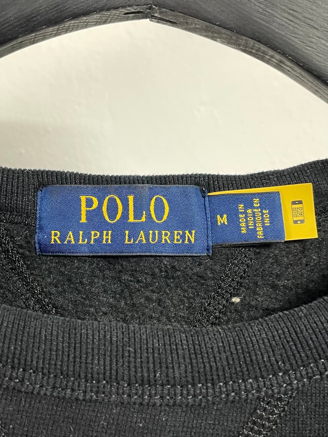 폴로 랄프로렌 블랙 헤비 맨투맨 (on.123)   상품이미지3