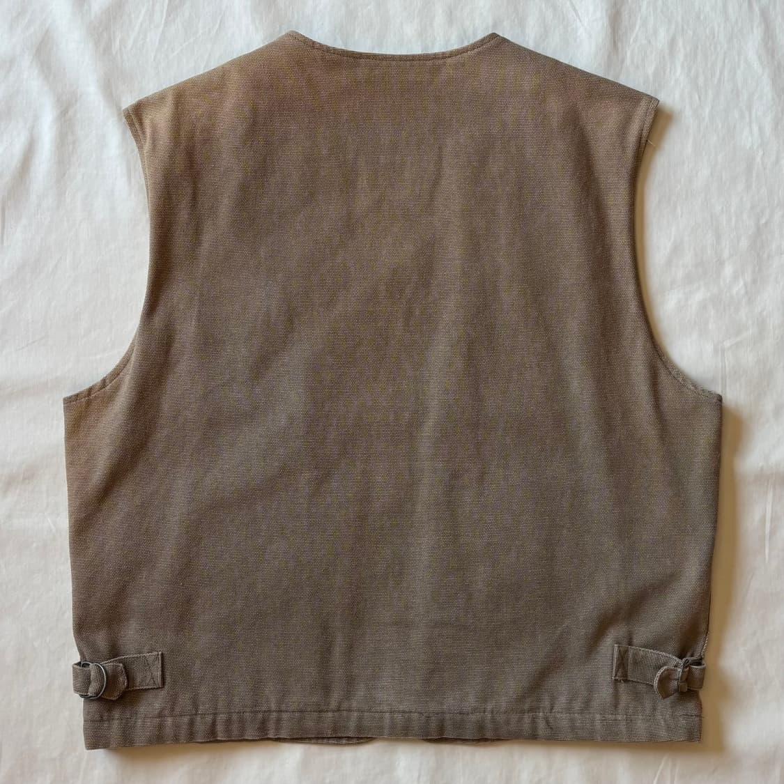 [105-108] 90s J.PRESS 캔버스 플란넬 워크 베스트 상품이미지9