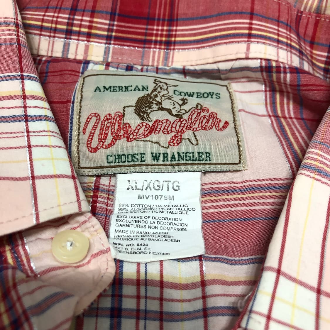 90s WRANGLER 랭글러 웨스턴 셔츠  상품이미지9